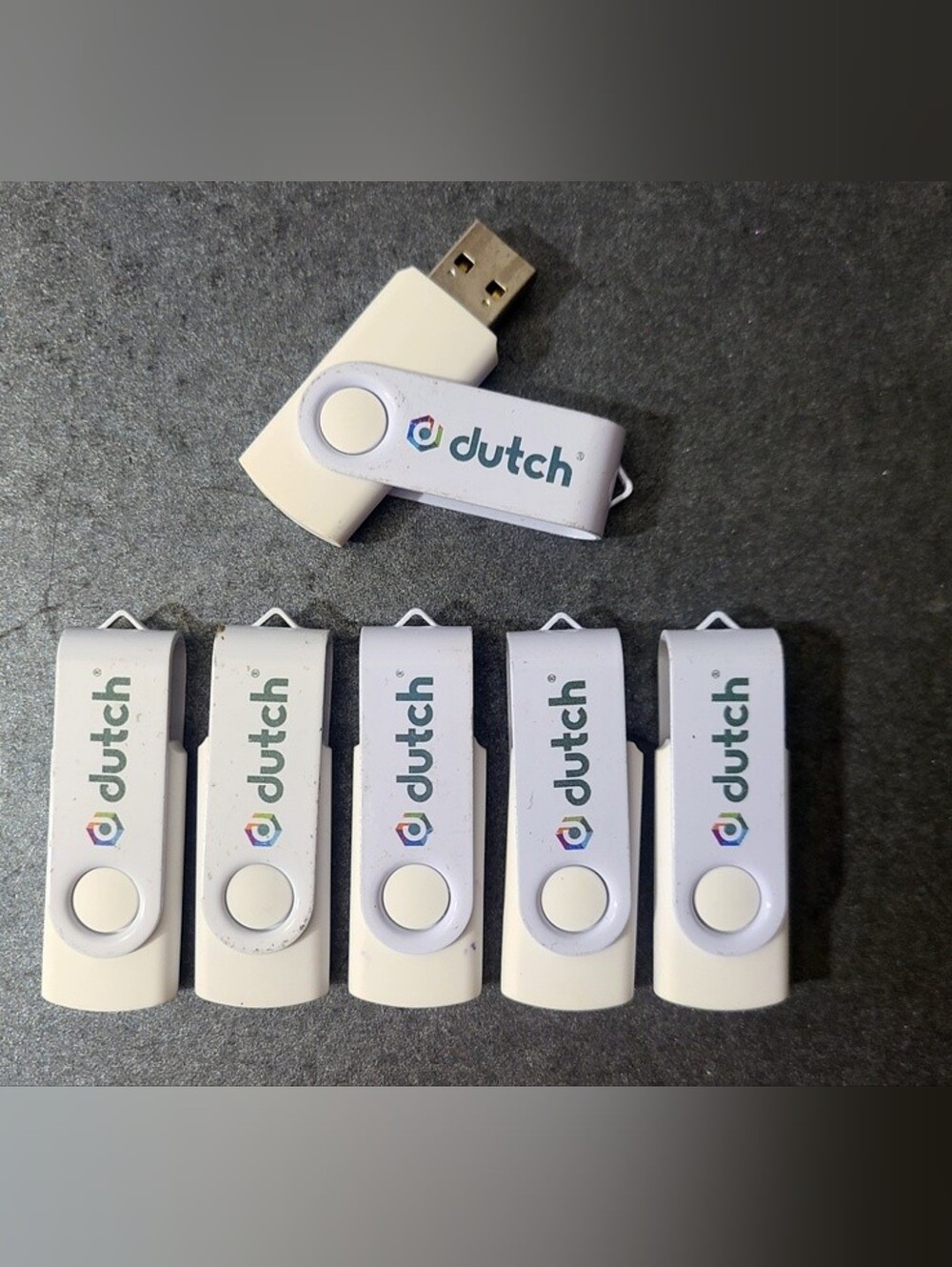 2GB - ONE White USB Flash Memory Thumb Drive Stick